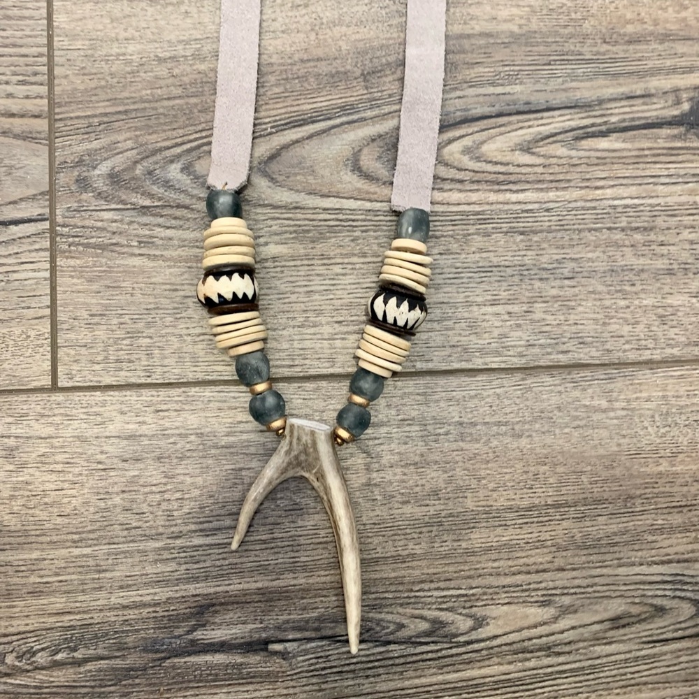 🌾Artisan Antler Fork Necklace - Picture 2 of 6